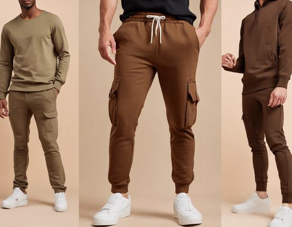 Brown joggers outfit outlet