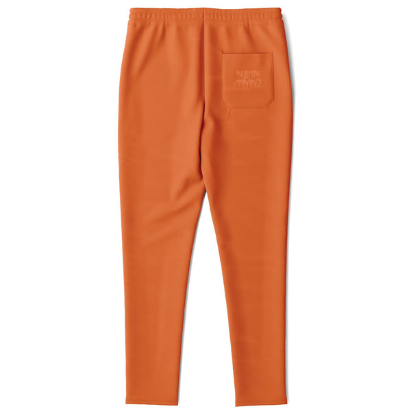 Sustainable Men's Track Pants-Orange