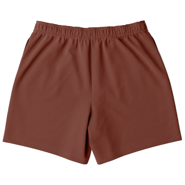 Athletic Polyester Coffee Shorts