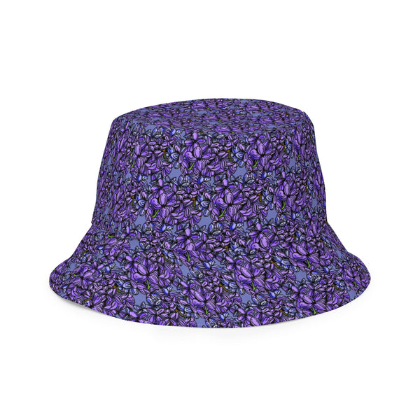 Lavender Lilac Reversible bucket hat