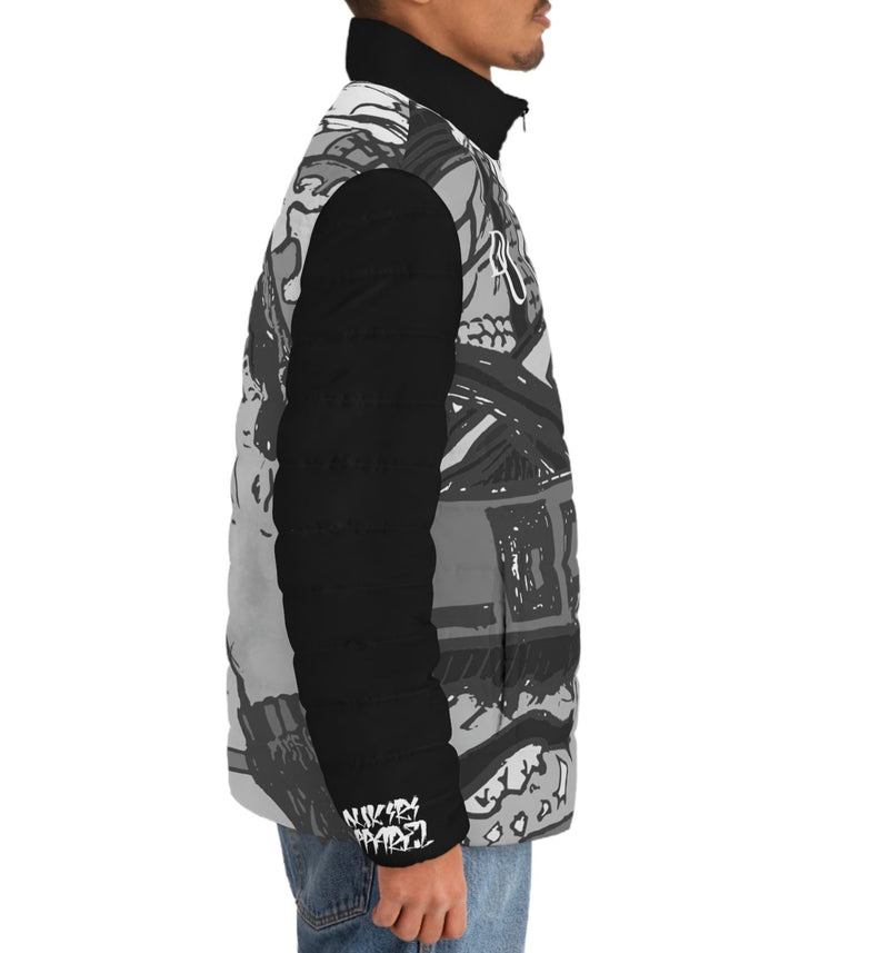 Men's Quilted lining Puffer Jacket-Dream block