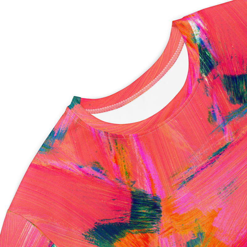 Oversized T-shirt dress-Bubble Gum allover print