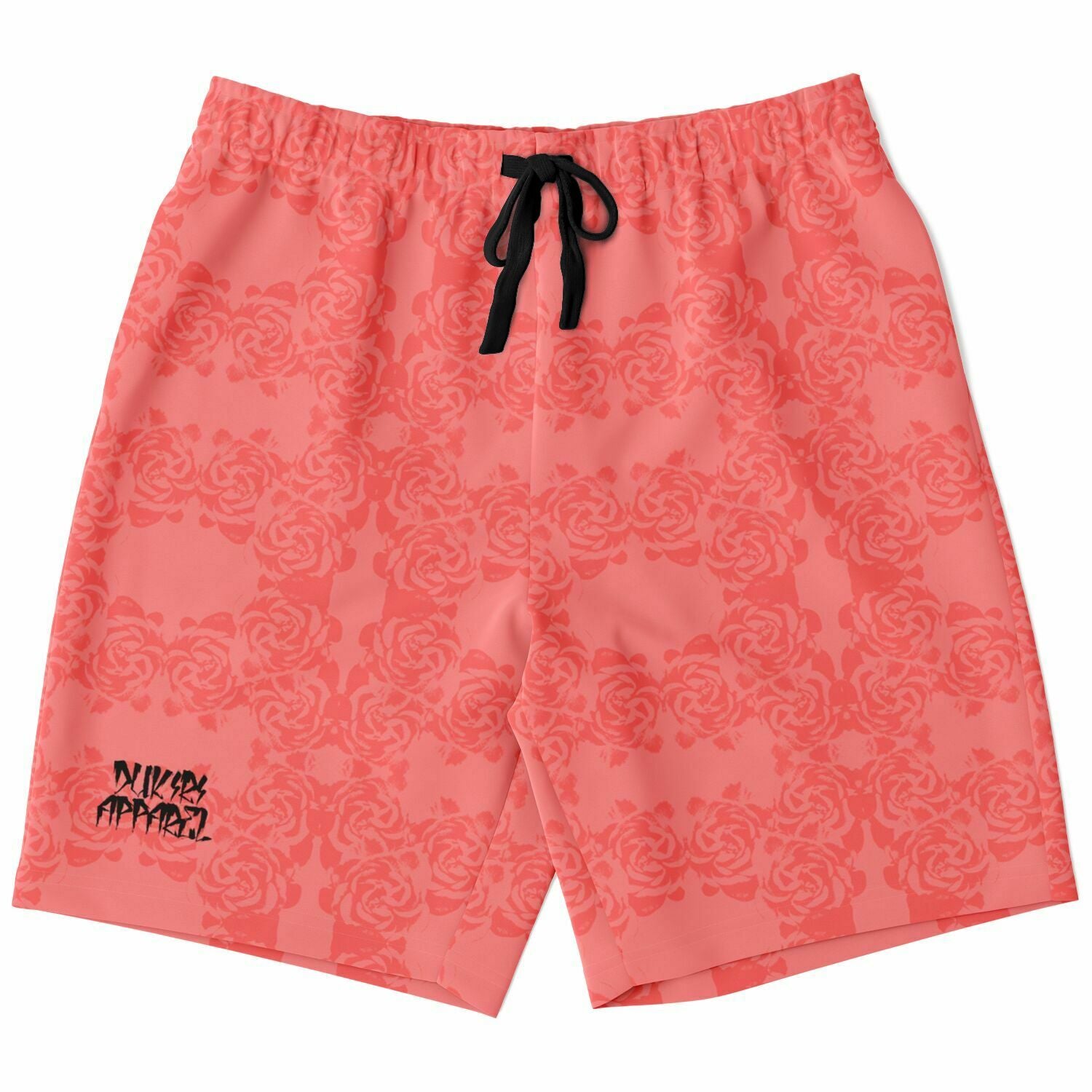 Pink Rose Athletic Long Shorts