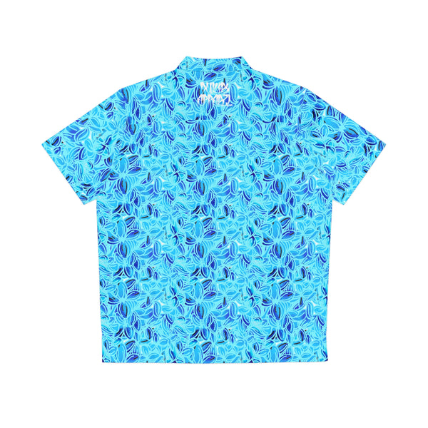Mint Blue Lilac Men's Hawaiian Shirt