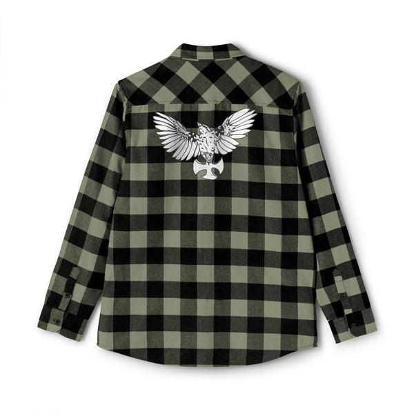 Mocking Bird Classic Plaid Flannel Shirt — Double-Pocket Casual Button-Up