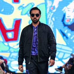 The Story Cont recycled bomber jacket