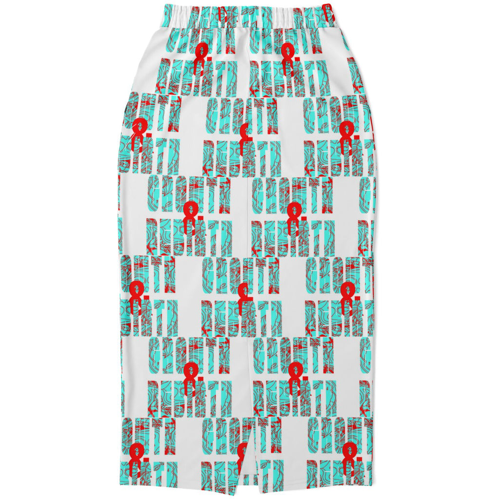 Lime G&R Athletic Recycled Long Skirt