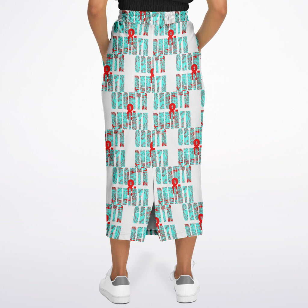 Lime G&R Athletic Recycled Long Skirt