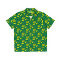 Green Yellow Print G&R Men's Hawaiian Shirt