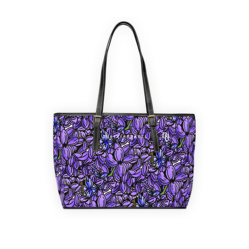 Purple Lilac PU Leather Shoulder Bag