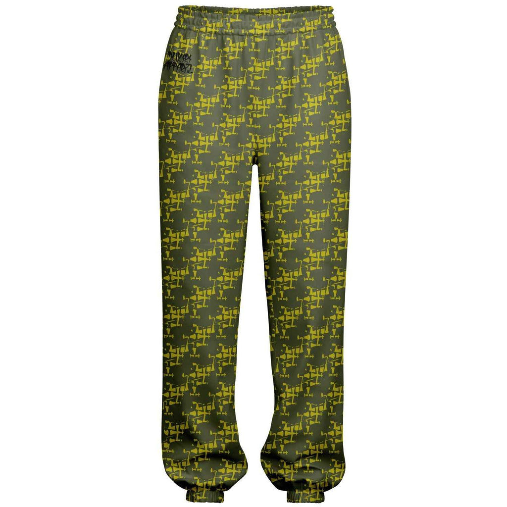 Olive Cross Premium Heavyweight Sweatpants