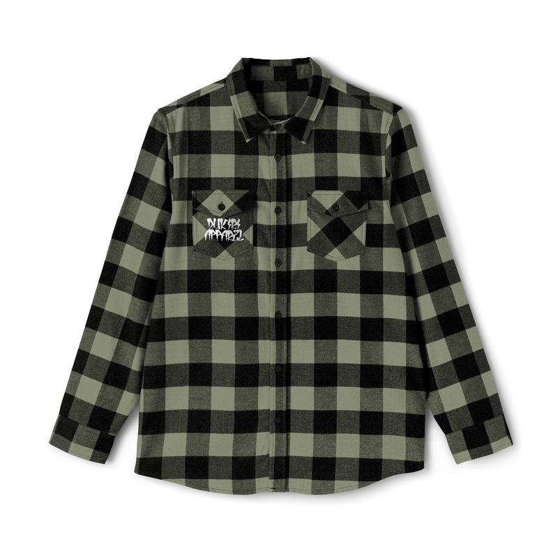 Mocking Bird Classic Plaid Flannel Shirt — Double-Pocket Casual Button-Up