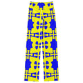 Blue-Yellow Crusader Flare Leggings