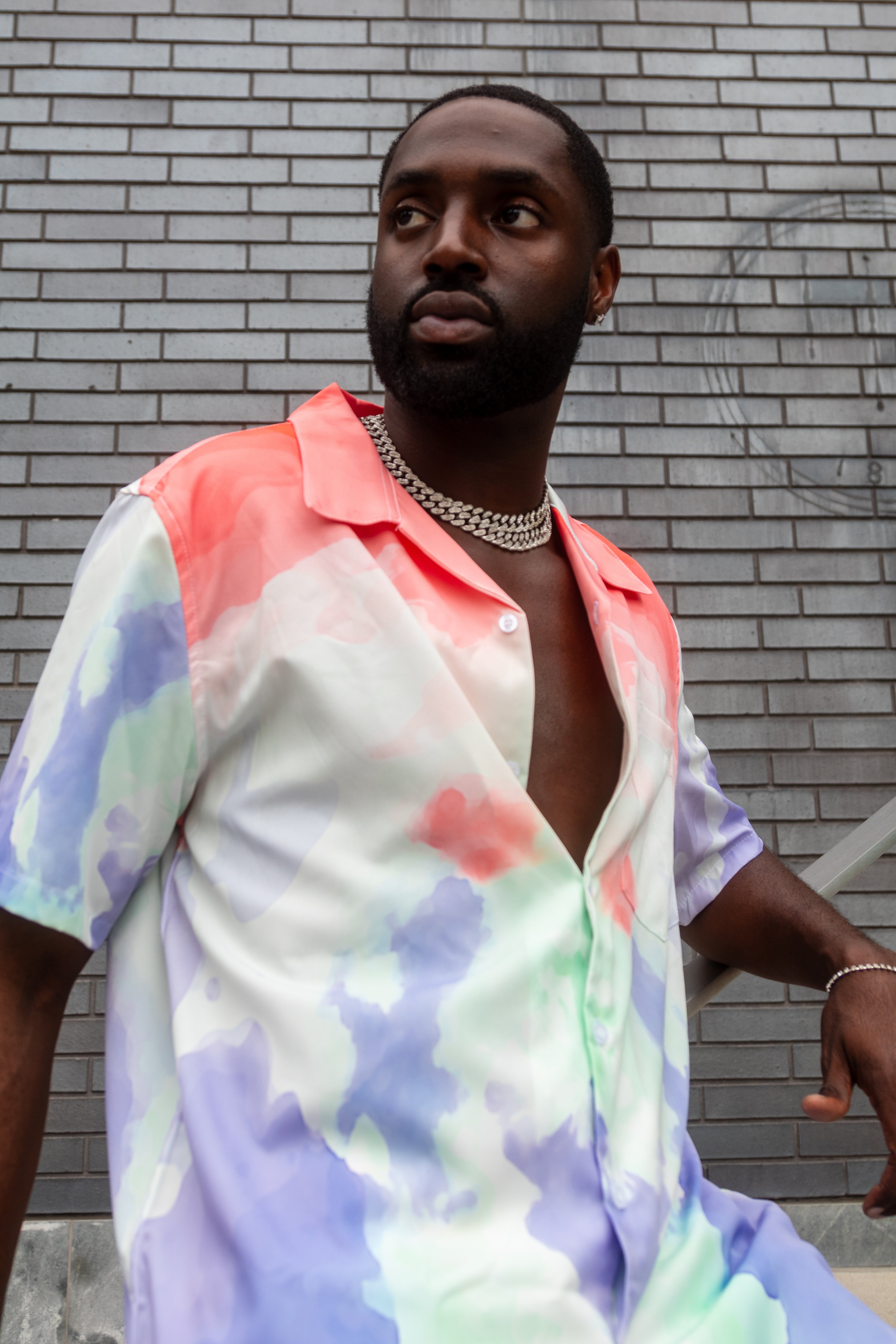 Mid-weight Cloudy Hawaiian Shirt