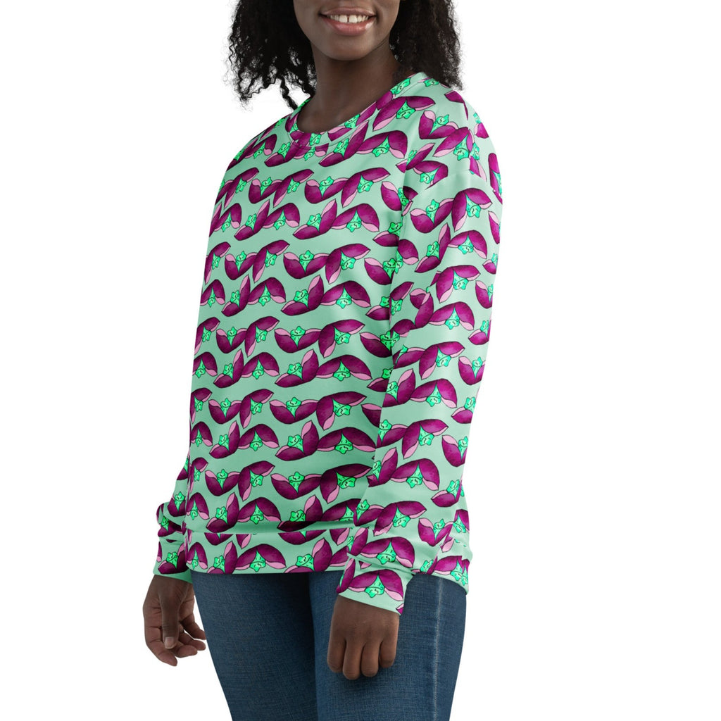 Lilac_Print_Vista_Blue_Premium_Streetwear_Sweatshirt