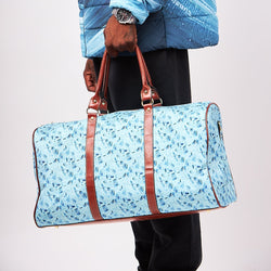 Blue Lilac Waterproof Travel Bag