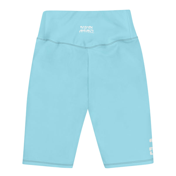 Women's High-waisted Art is Fearless Biker Shorts for activewear and streetwear