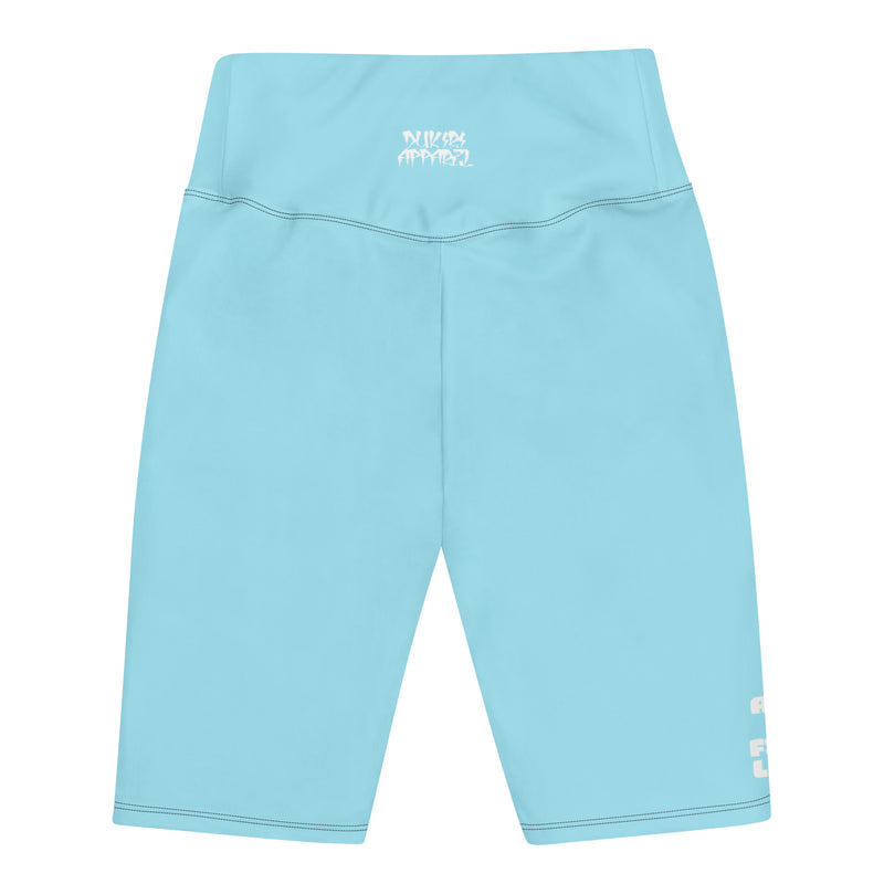 Women's High-waisted Art is Fearless Biker Shorts for activewear and streetwear