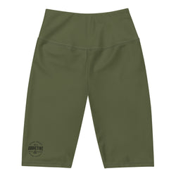 Women's High-waisted Saratoga Biker Shorts with dukiri apparel logo for streetwear