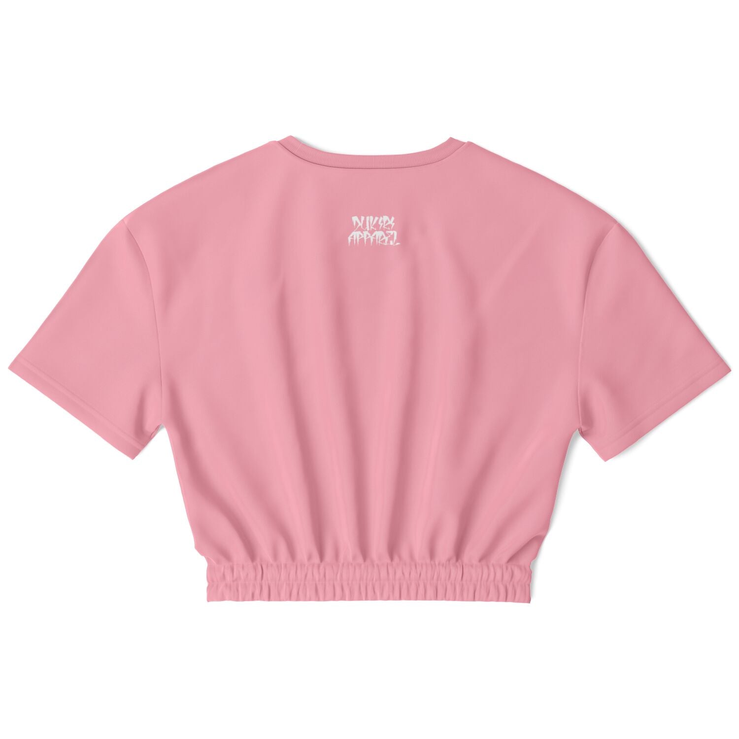 Women's Pink Teddy Athletic Crop Top for Athleisure and Street Style