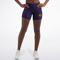 Lotus Growth Purple Legging Shorts