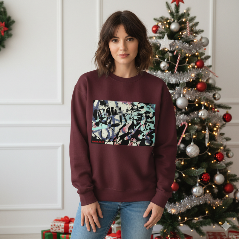 Abstract Shapes and robot arms Unisex Sweatshirt