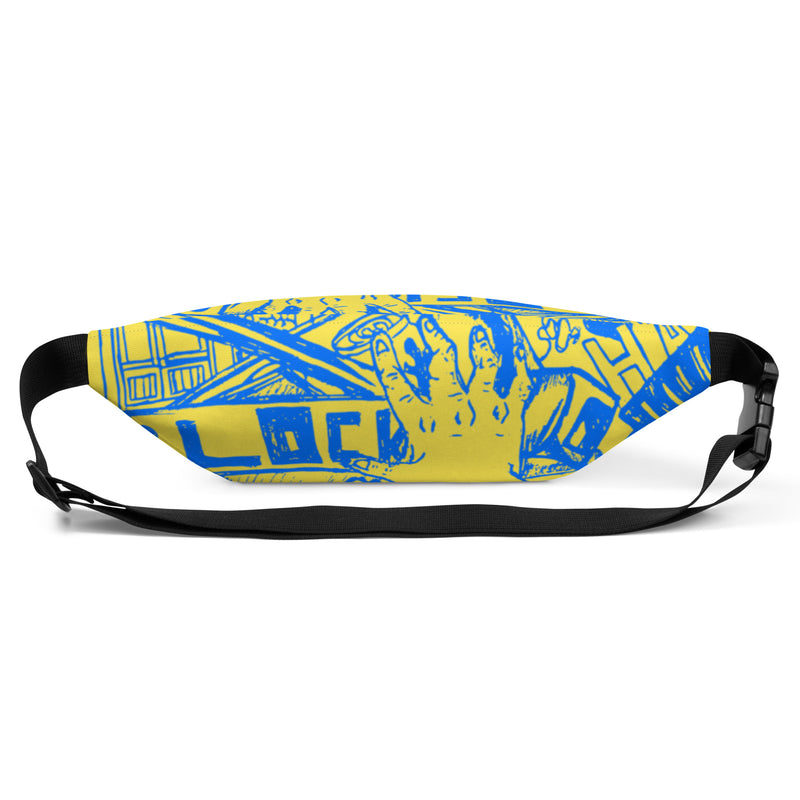 Dream Yellow Print Fanny Pack