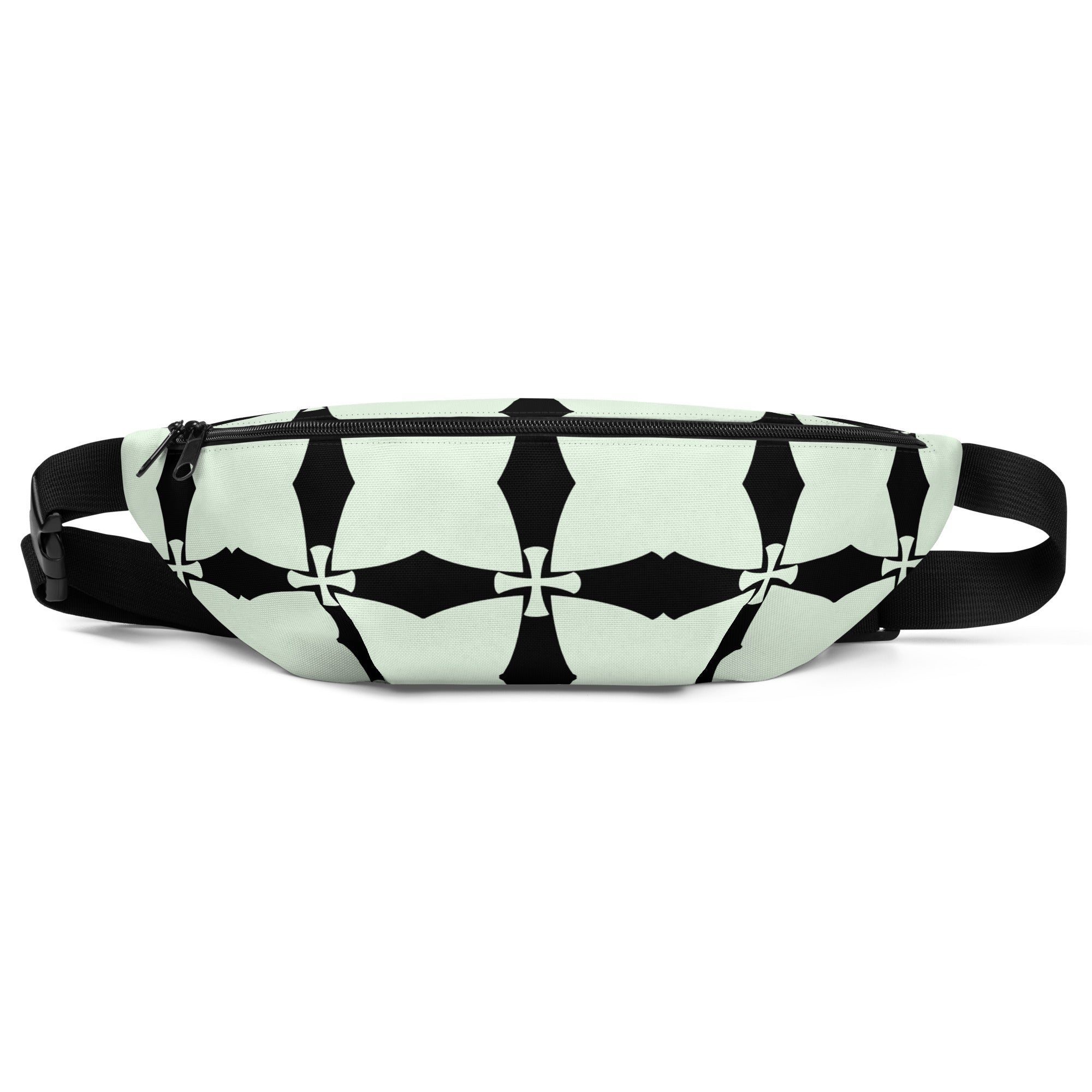 Black Panache Crusade Fanny Pack|Accessories Streetwear Bag