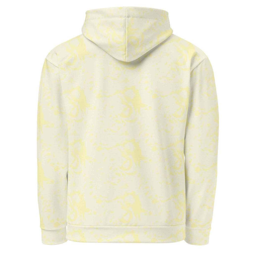 Floral Yellow Unisex Recycled Premium Hoodie