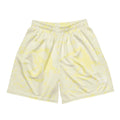 Floral Yellow Unisex mesh shorts