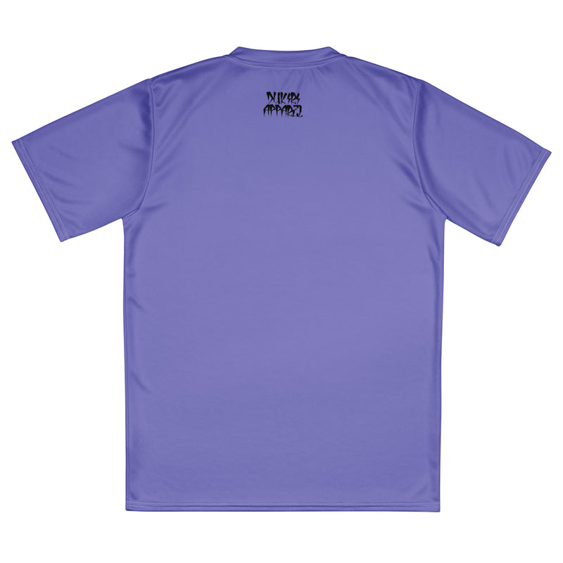 Recycled purple sports jersey-Growth and rebirth