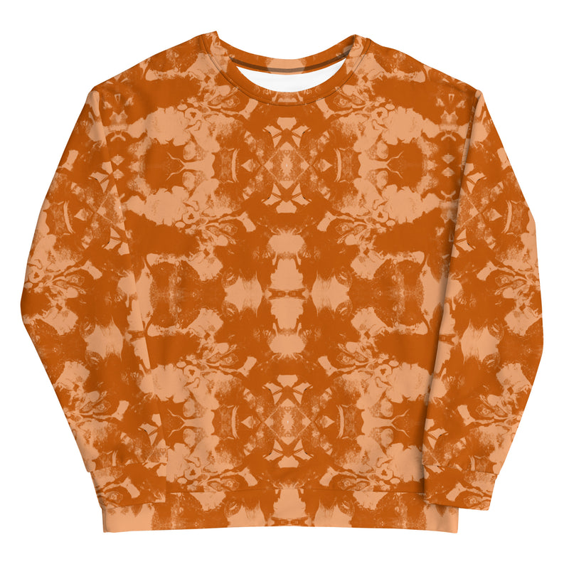 Burnt Orange Mosaic Sweatshirt