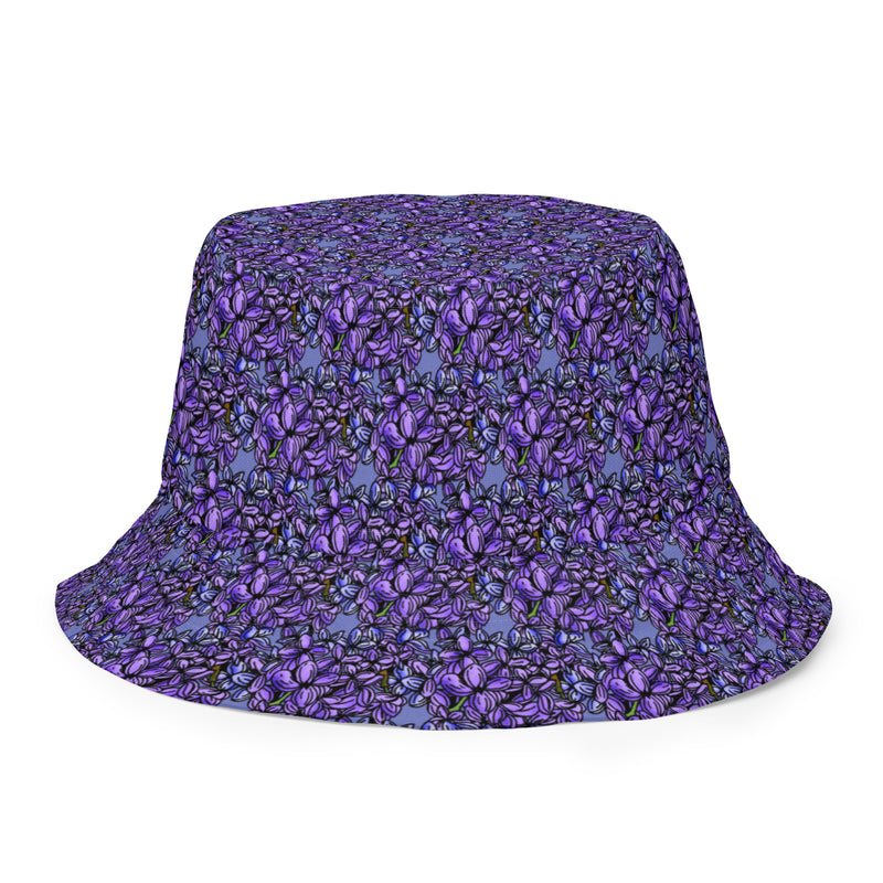 Lavender Lilac Reversible bucket hat