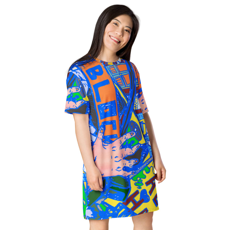 Dream Block T-shirt dress