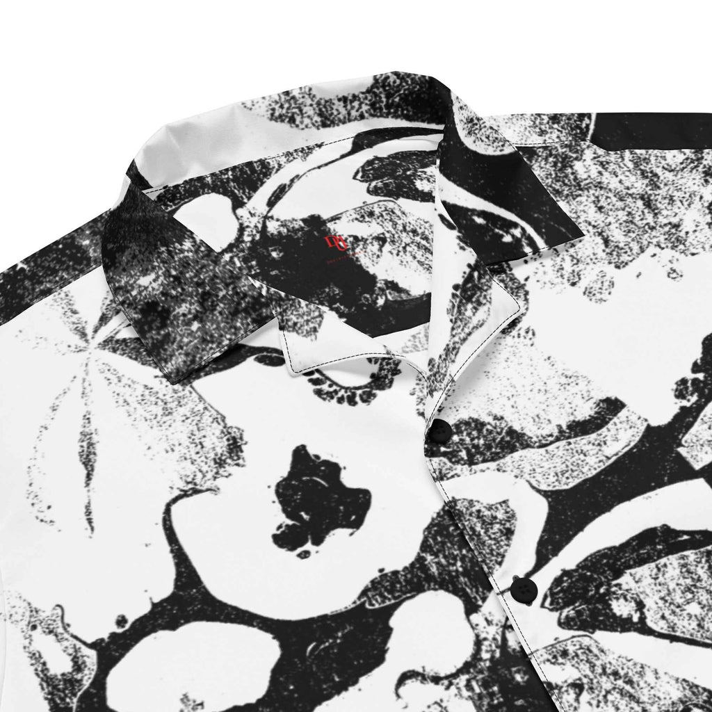 Black Marble Unisex button shirt