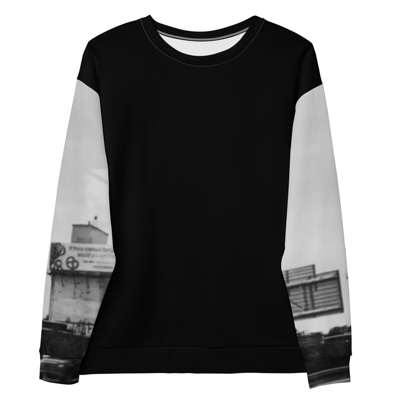 Journey 3 Printed Sleeves Black Sweatshirt