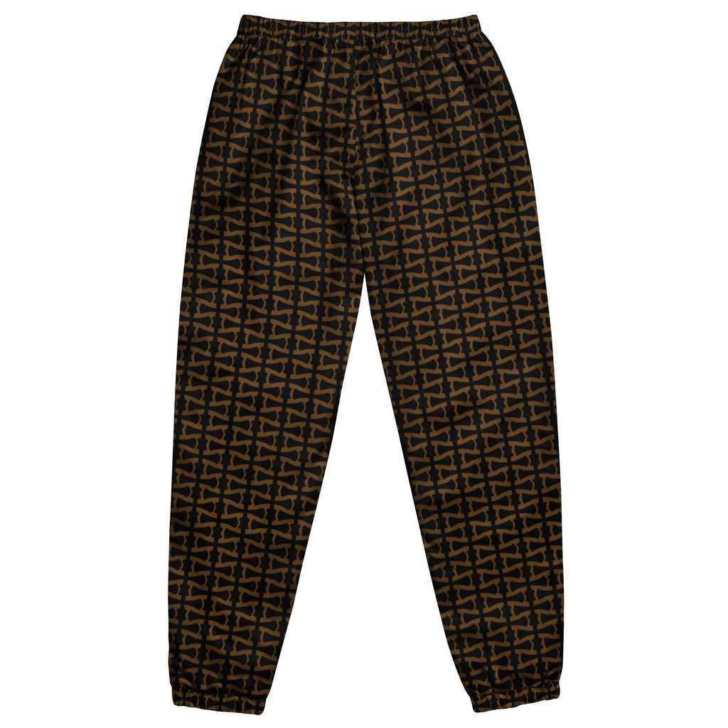 Patterned pants on a white background