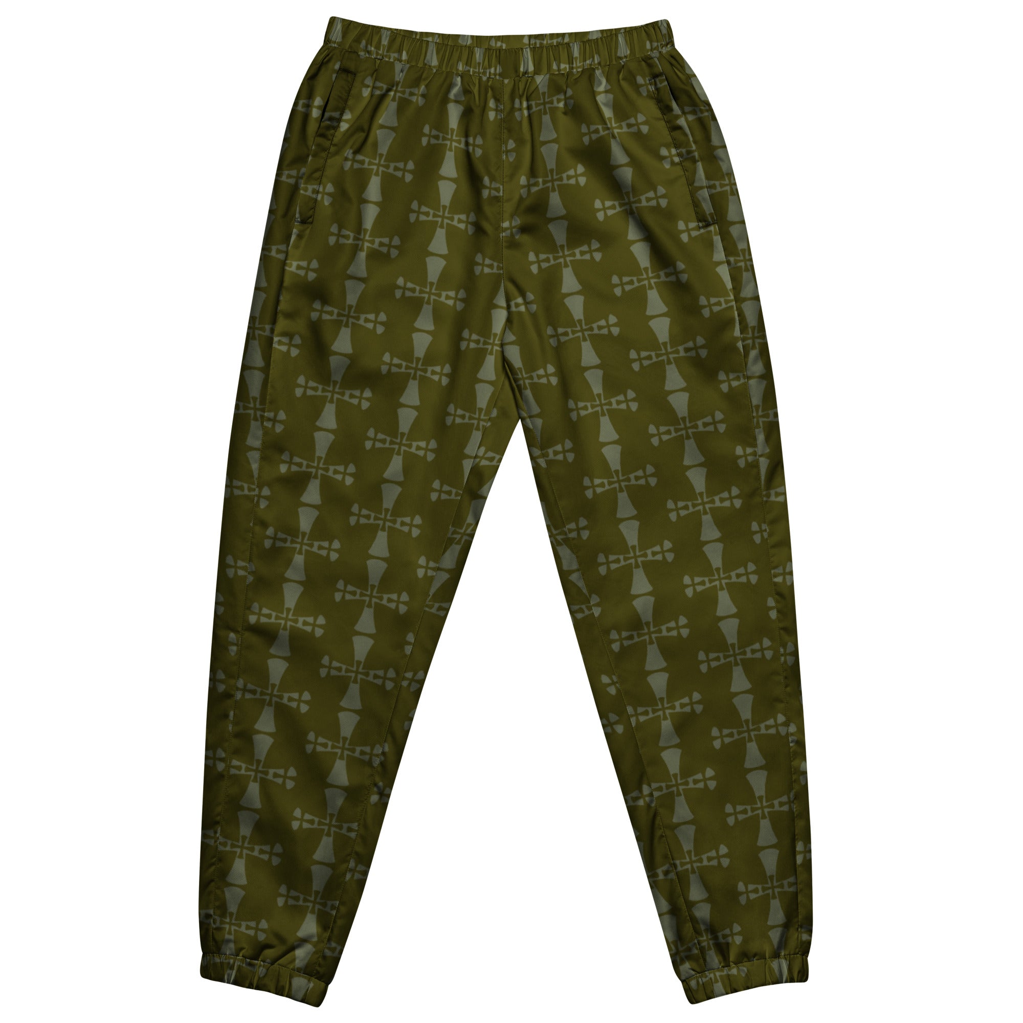 Men's track pants-Allover Crusaders Karaka Green