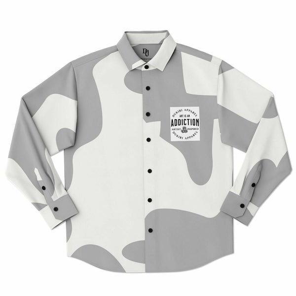 Quote Update Long Sleeve Button Down Shirt