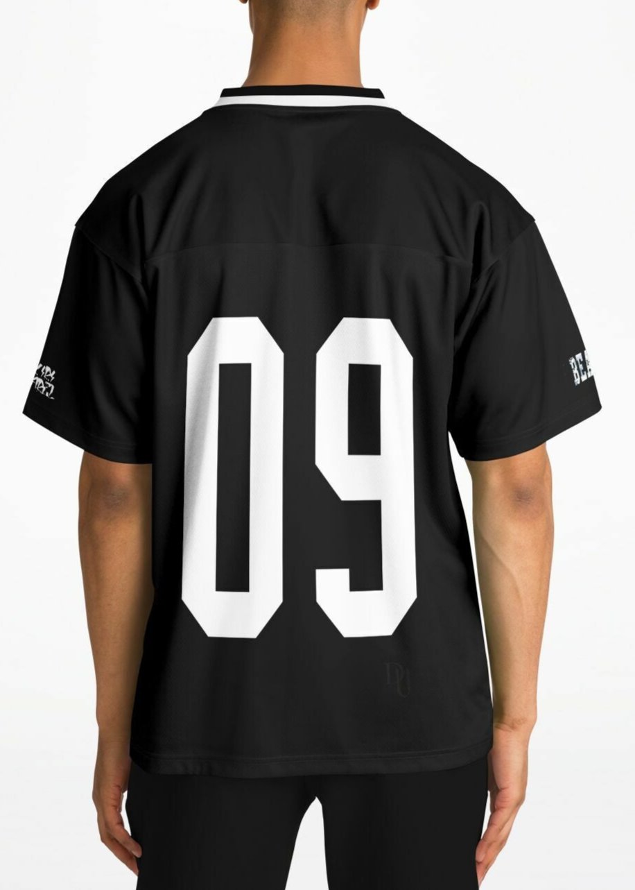 09 Crusader Black Football Jersey|Streetwear Jersey|Dukiri
