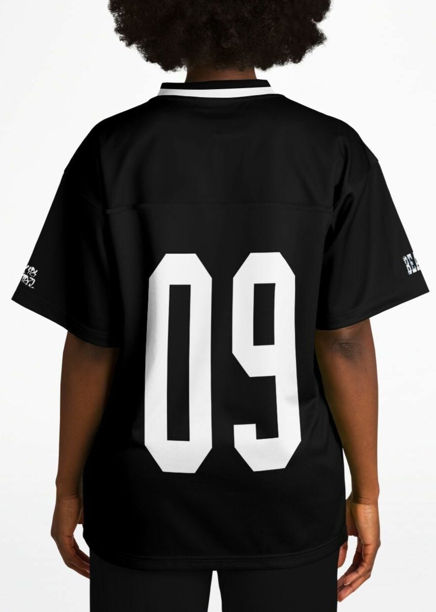 09 Crusader Black Football Jersey|Streetwear Jersey|Dukiri