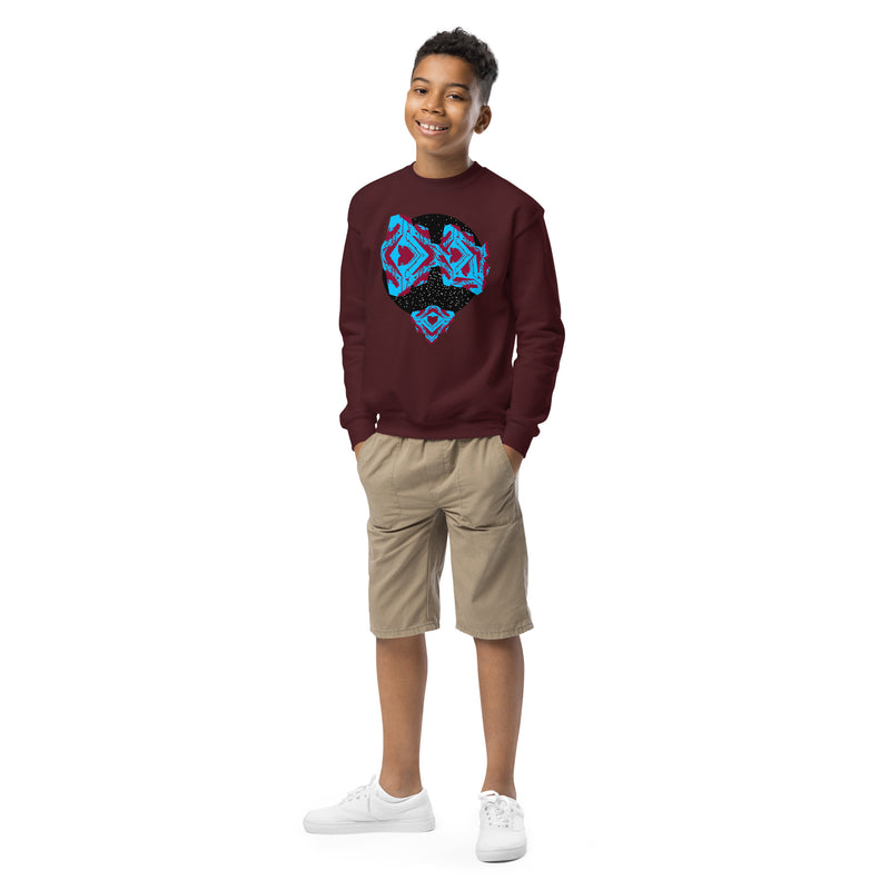 dukiri-apparel-youth-star-gazer-graphic-print-maroon-crew-neck-sweatshirt