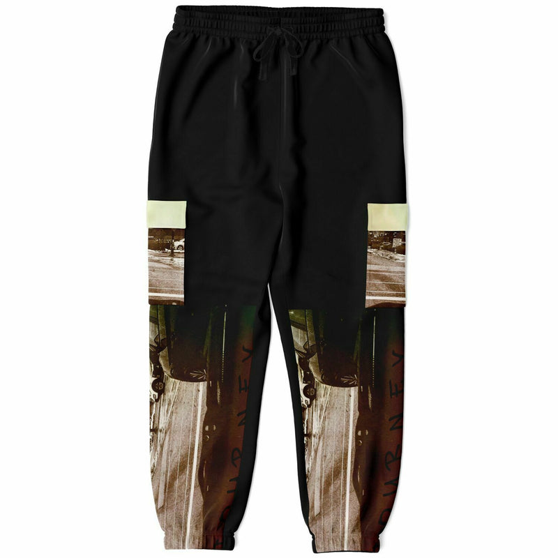 Journey 4 Cargo Sweatpants-Double Pockets-Brushed Fleece Lining