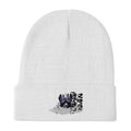 Conquerors White Embroidered Beanie