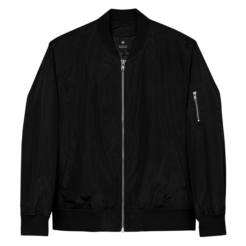 The Story Cont recycled bomber jacket