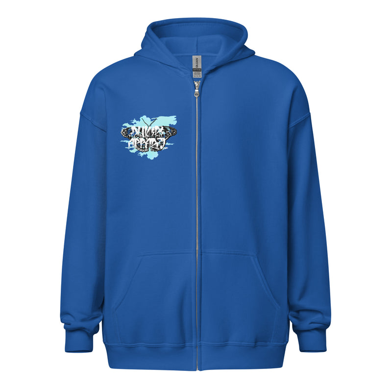 WOF Royal Blue heavy blend zip hoodie