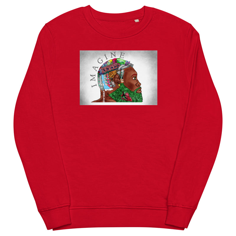 Imaginary Man Red Organic sweatshirt