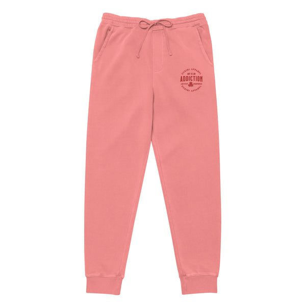 Quote pink pigment-dyed sweatpants