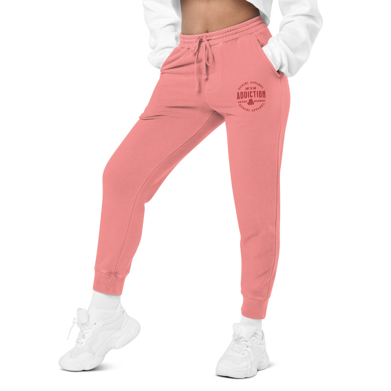 Quote pink pigment-dyed sweatpants