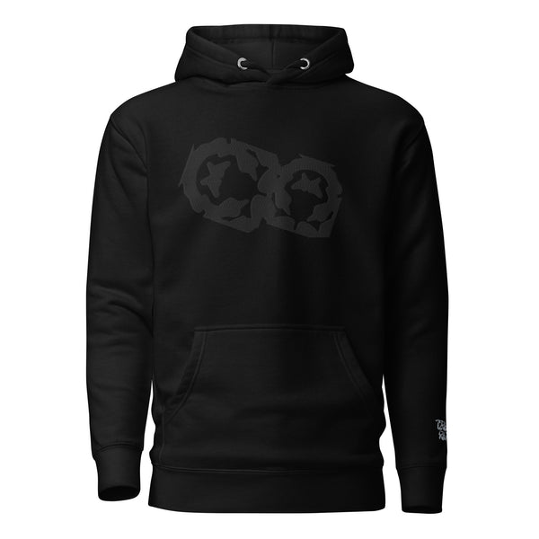 Imaginary Skull Embroidered Hoodie